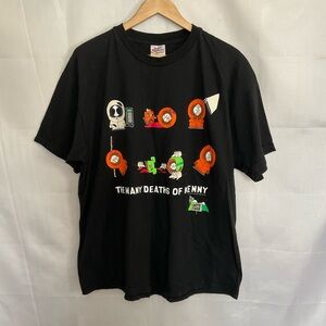 Vintage 90s South Park The Many Deaths of Kenny Graphic Tee